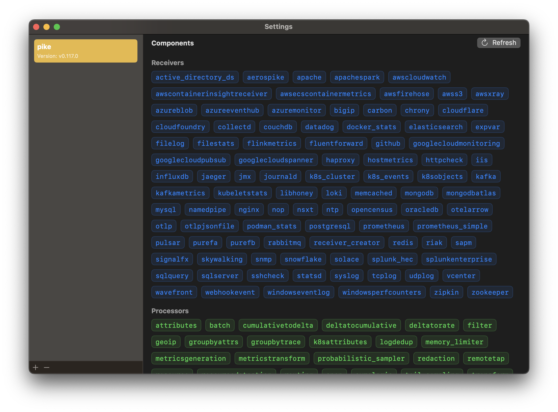 The locol component view